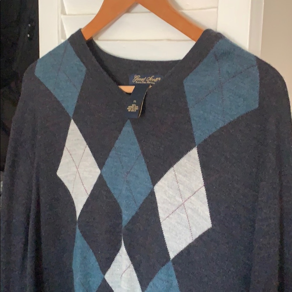 Garret Scott extra fine merino wool sweater